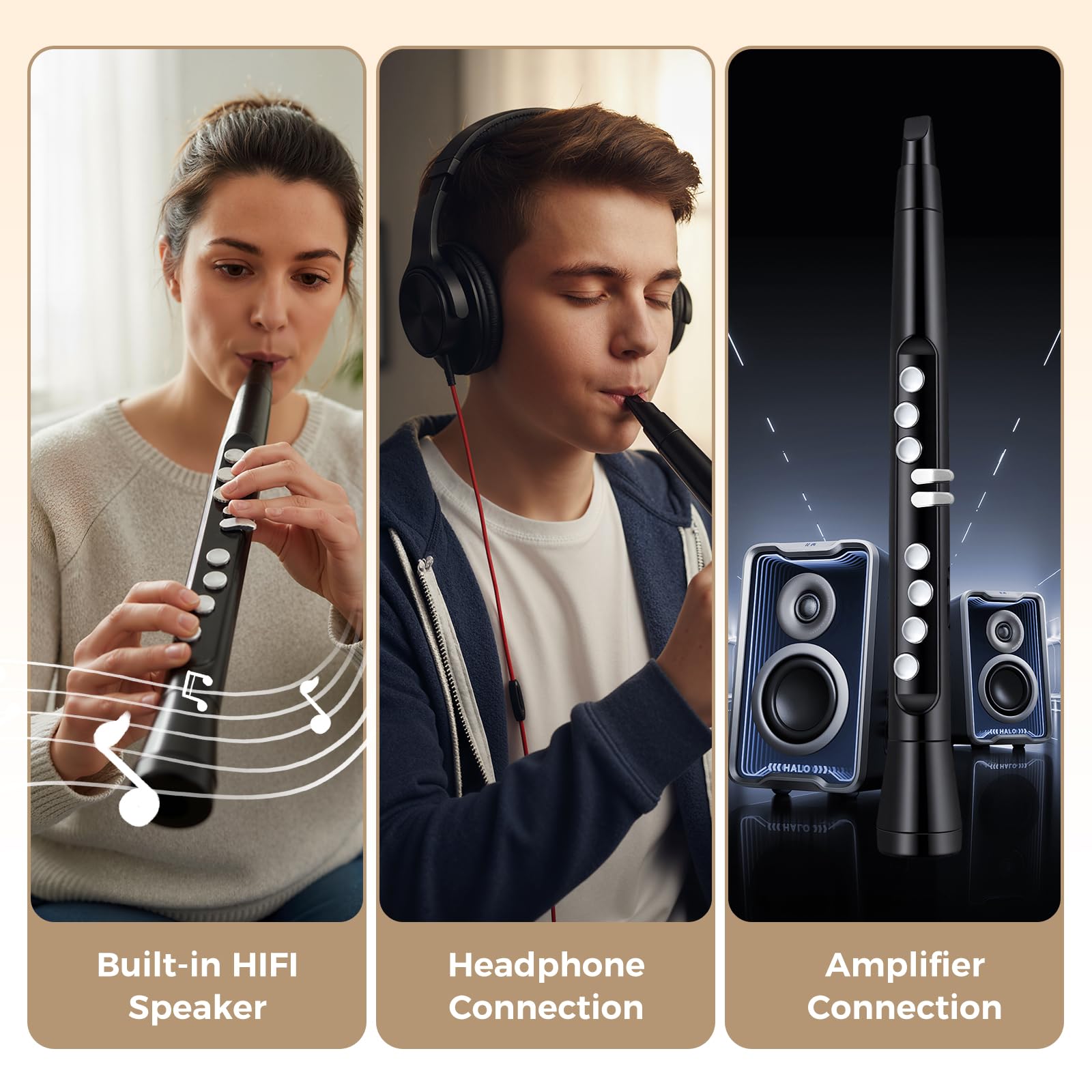 Amazon.com: Costzon Electronic Wind Instrument, Portable Mini